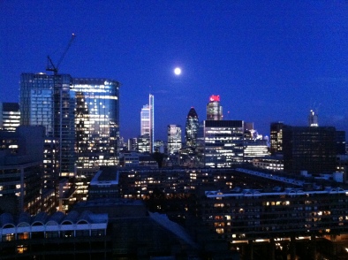 Moonrise over the City 2012
